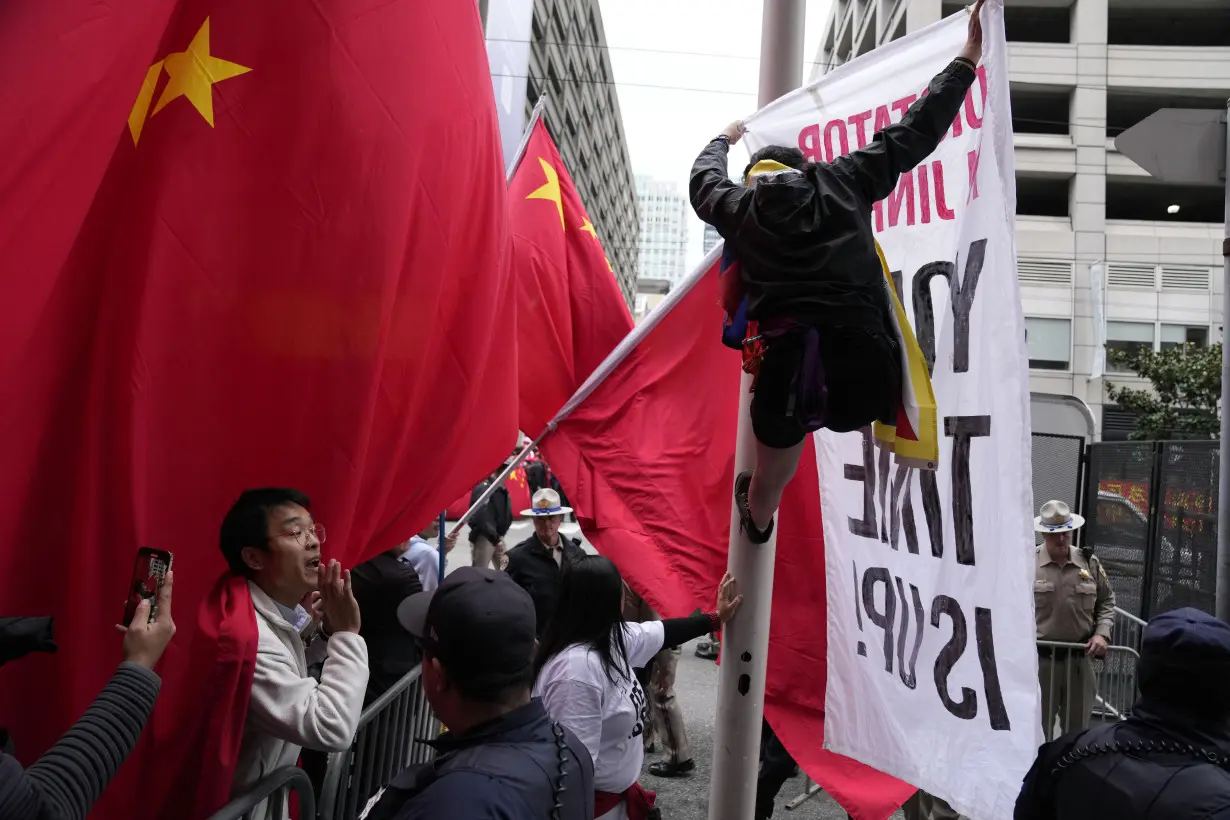 APEC San Francisco China Protests