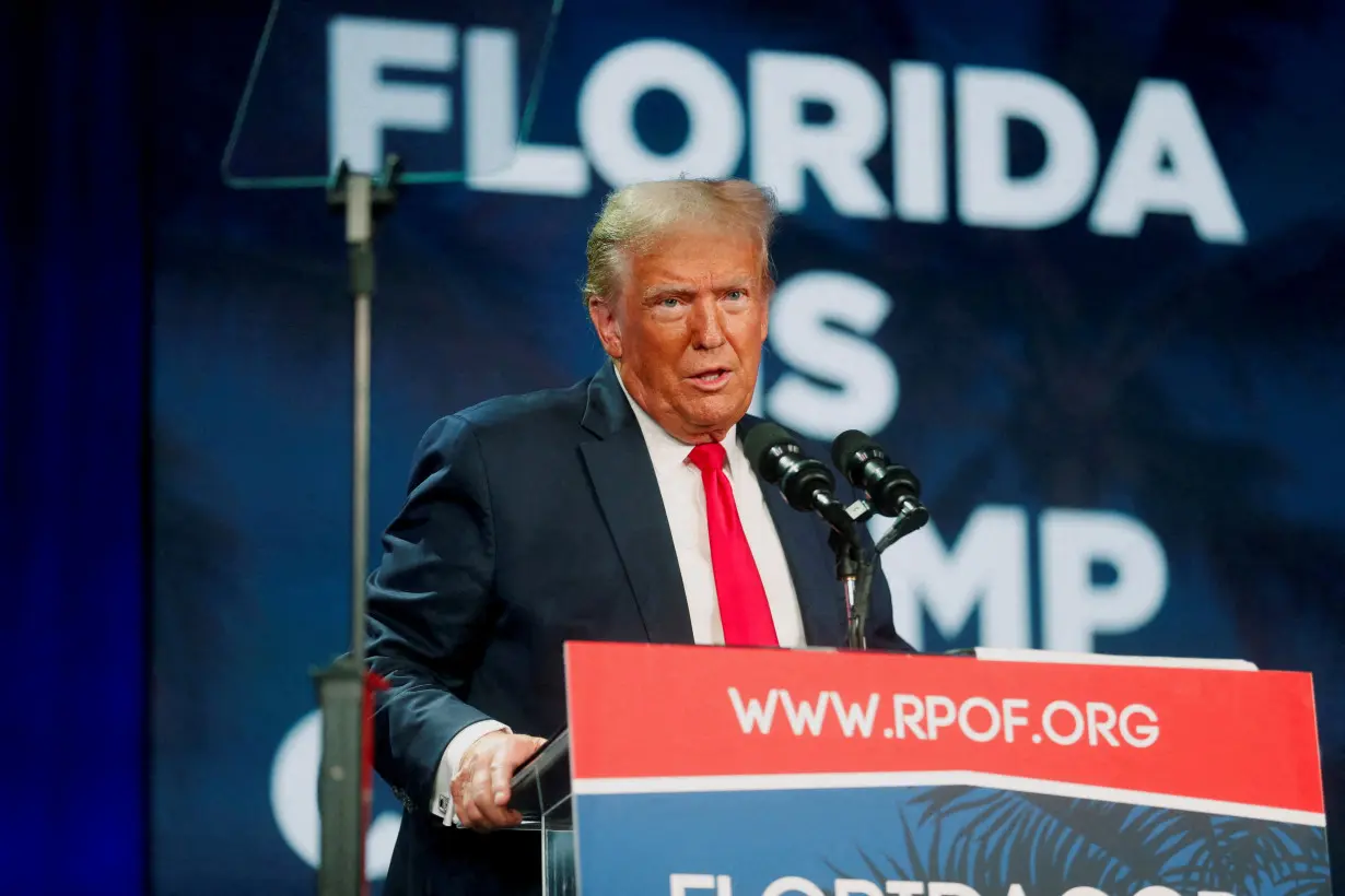 Republican presidential candidates speak in Florida