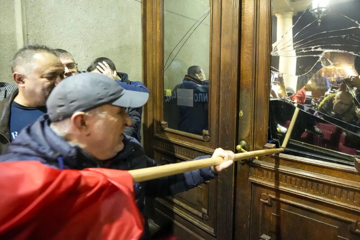 Serbia Election Protest