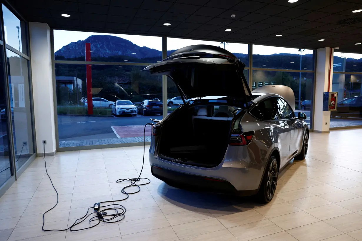 FILE PHOTO: Tesla electric vehicle dealership in Durango