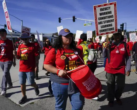 California faculty at largest US university system launch strike for better pay