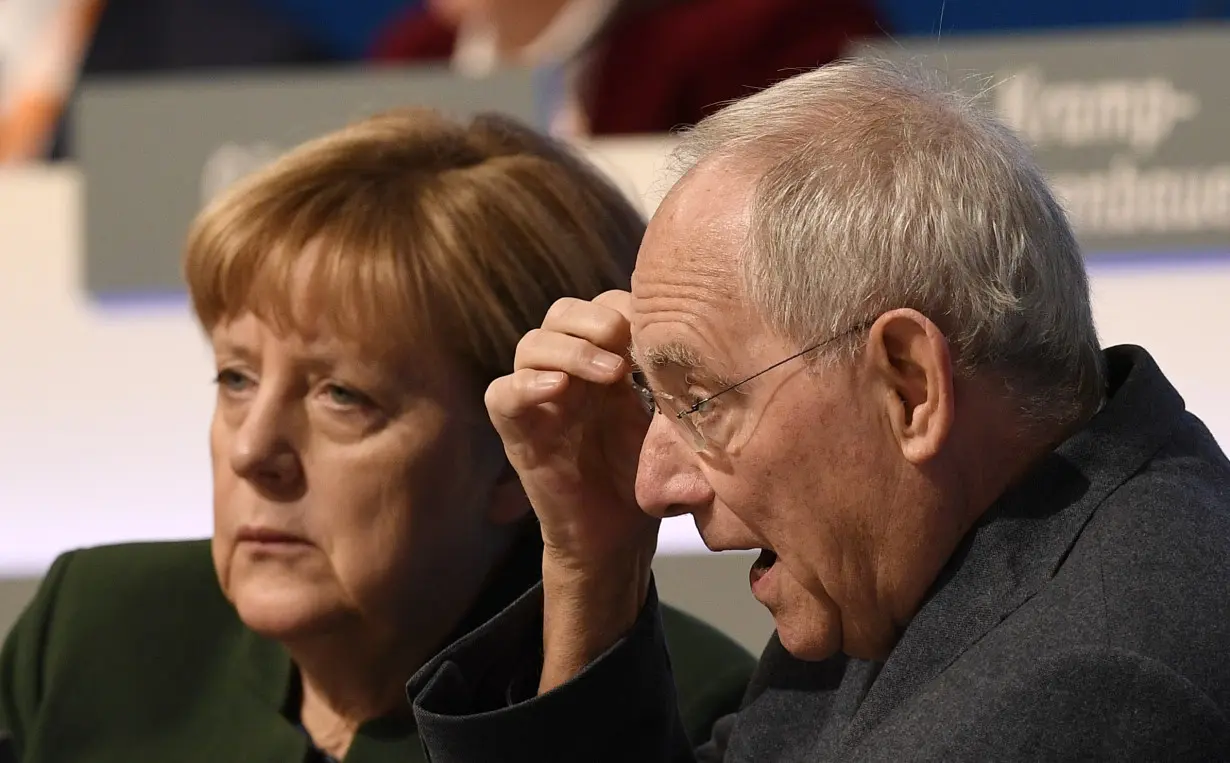 Germany Obit Schaeuble