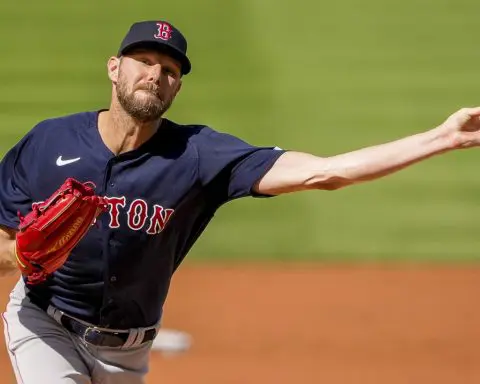 Oft-injured left-hander Chris Sale is traded to Braves from Red Sox for infielder Vaughn Grissom