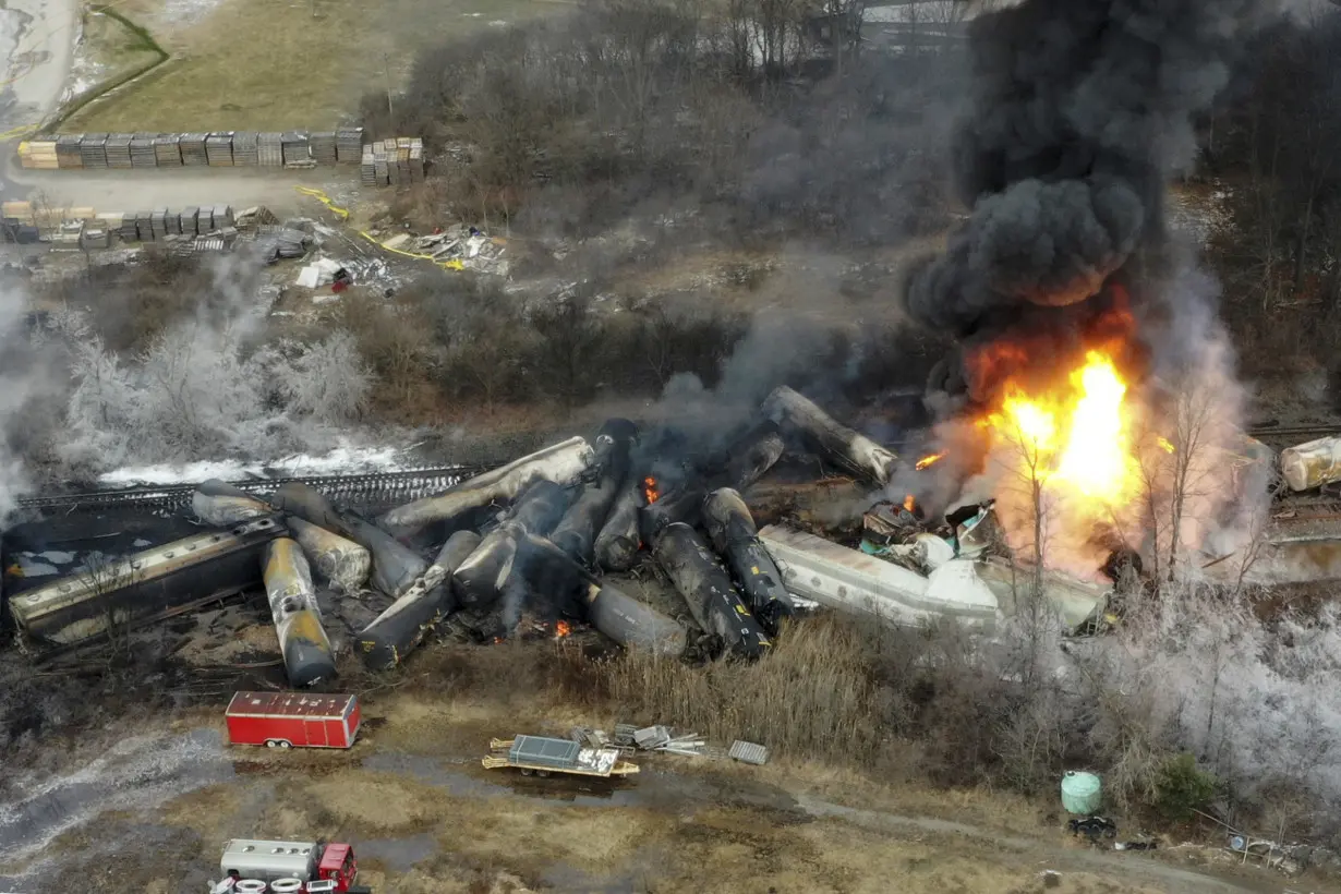 Norfolk Southern to end relocation aid right after one-year anniversary of its fiery Ohio derailment