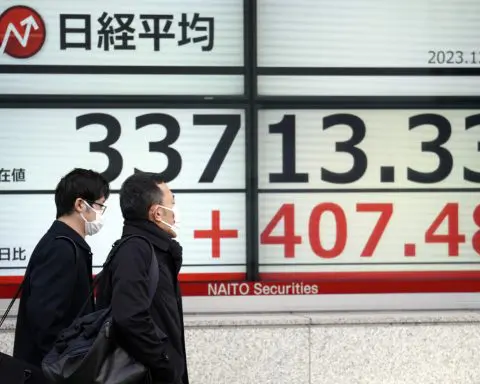 Stock market today: Asian shares climb, tracking advance on Wall Street in final week of 2023