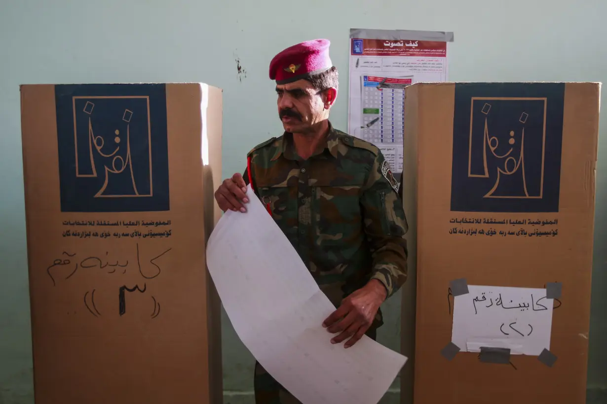 Voter apathy and concerns about violence mark Iraq's first provincial elections in a decade