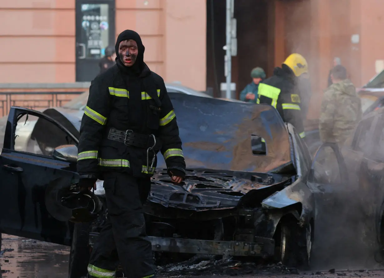 Aftermath of shelling in Belgorod