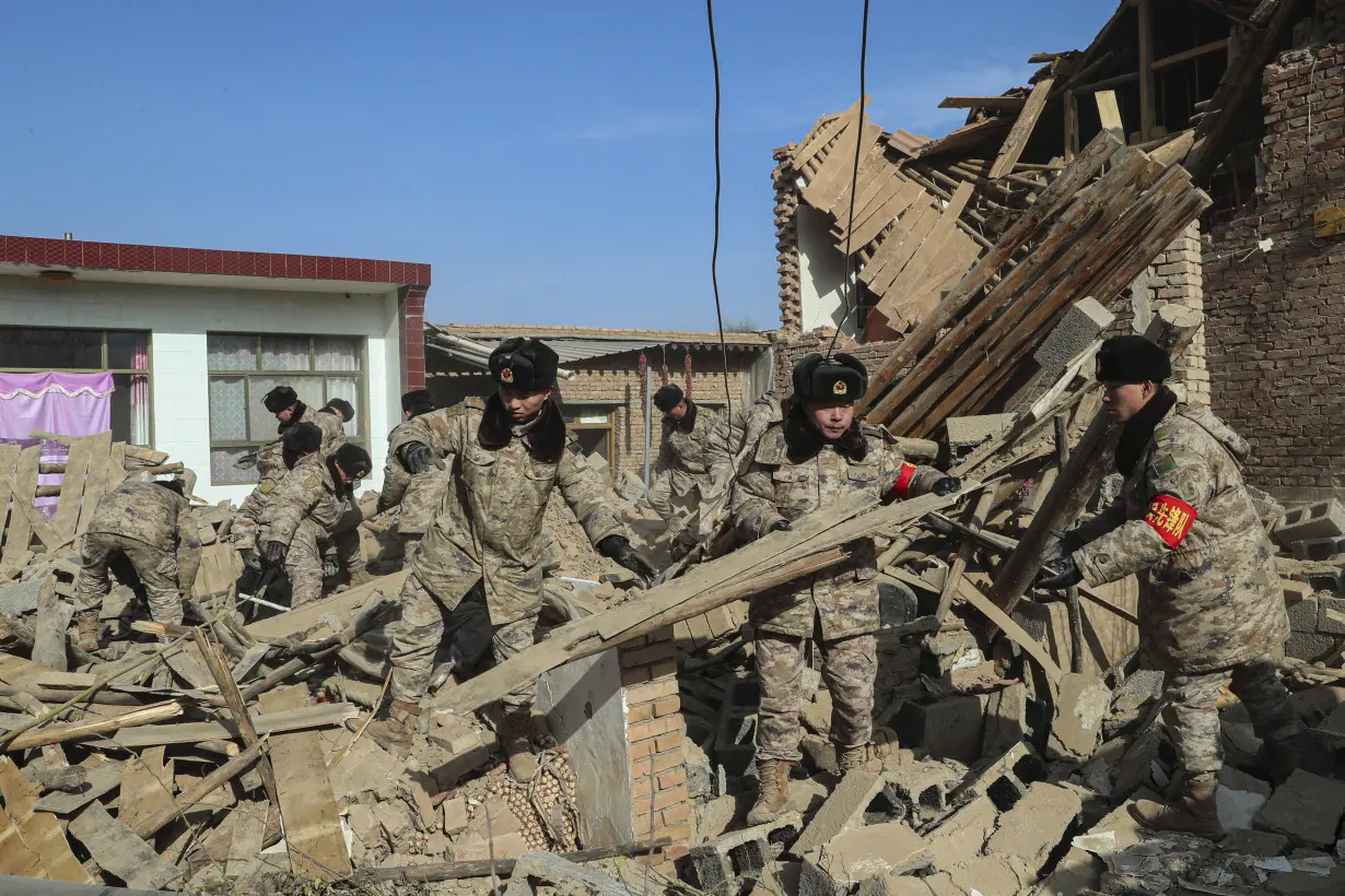 Death toll from China earthquake rises to 149, with 2 still missing