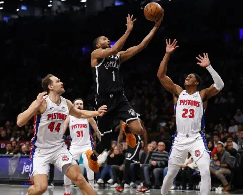 Pistons match NBA single-season record with 26th straight loss, fall 126-115 to the Nets