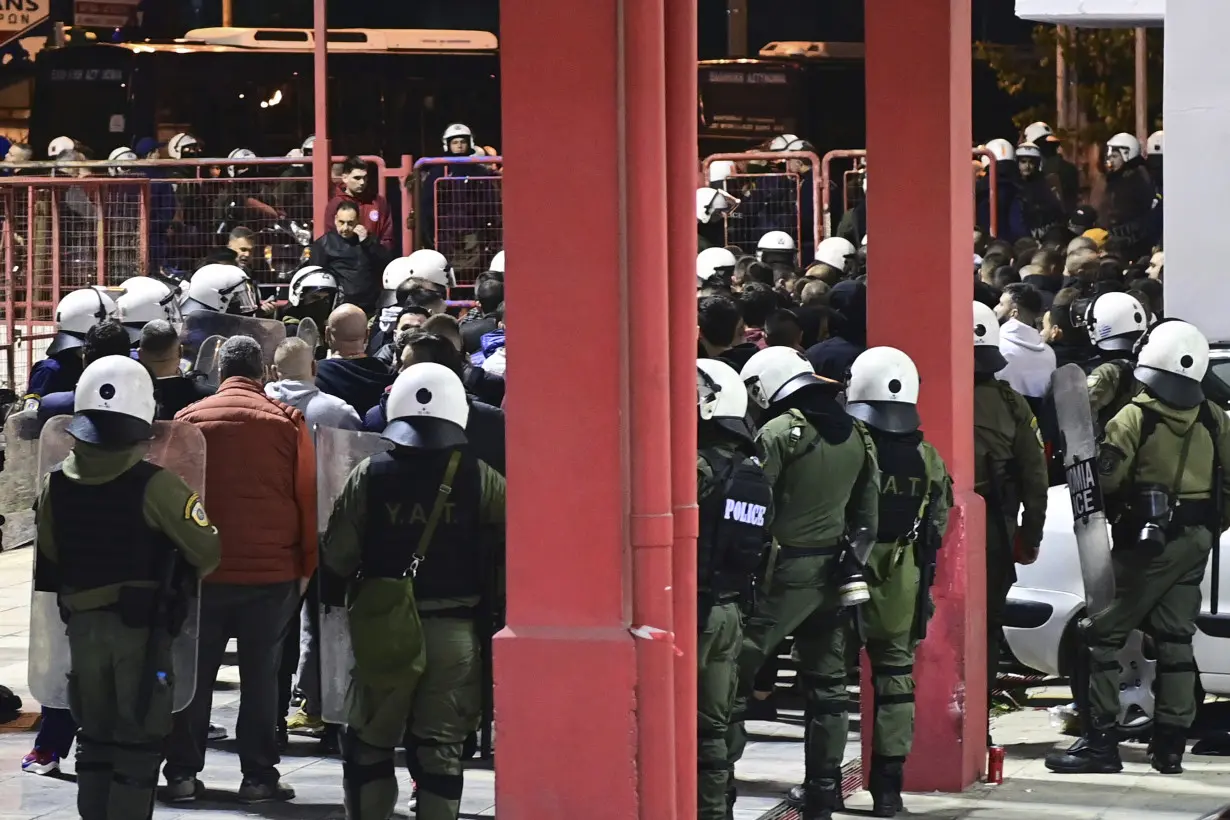 Greece Volleyball Violence