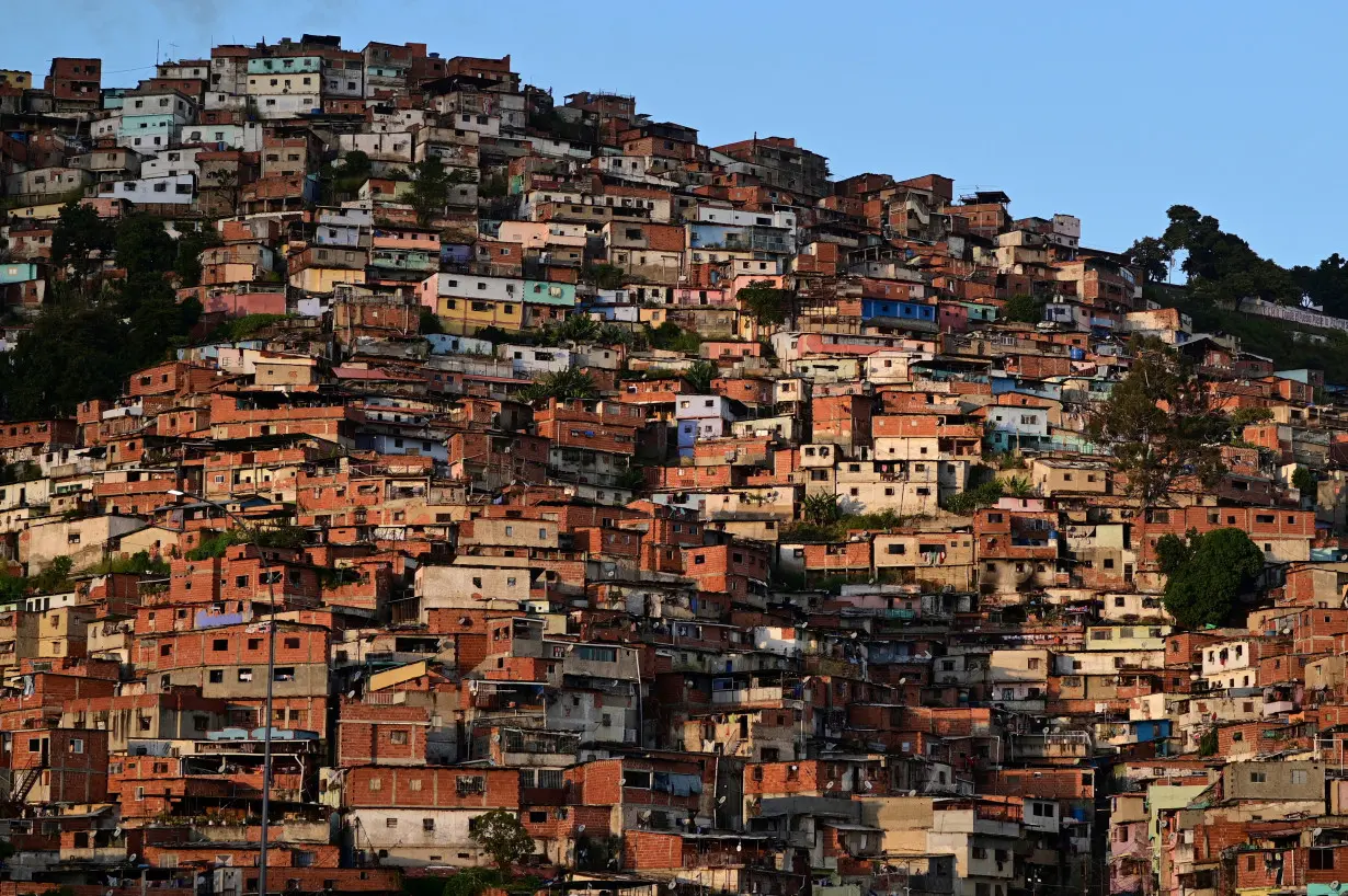 FILE PHOTO: View of Los Eucaliptos neighborhood in Caracas