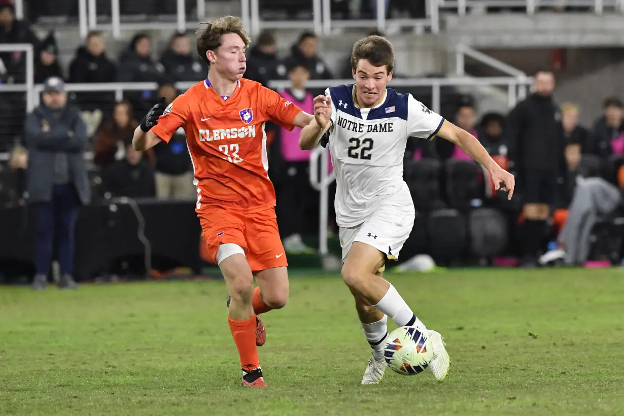 NCAA Clemson Notre Dame Soccer