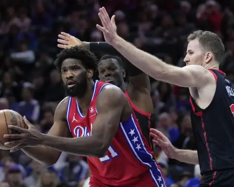 NBA MVP Joel Embiid won't play in 76ers-Heat Christmas game because of ankle issue