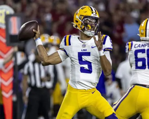 Heisman finalists: LSU QB Daniels, Oregon QB Nix, Washington QB Penix Jr., Ohio St WR Harrison Jr.