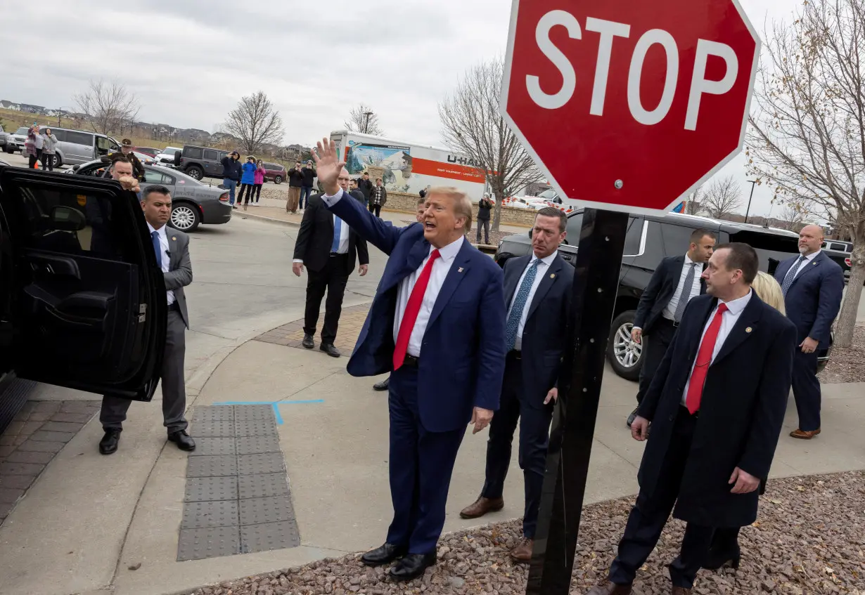 FILE PHOTO: Former U.S. President and Republican presidential candidate Donald Trump attends a 