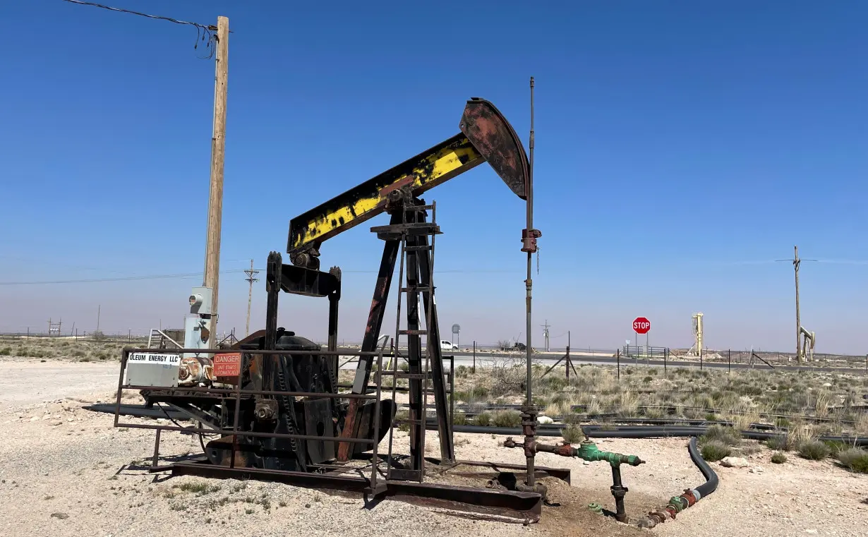 Oil and gas drilling sites in New Mexico