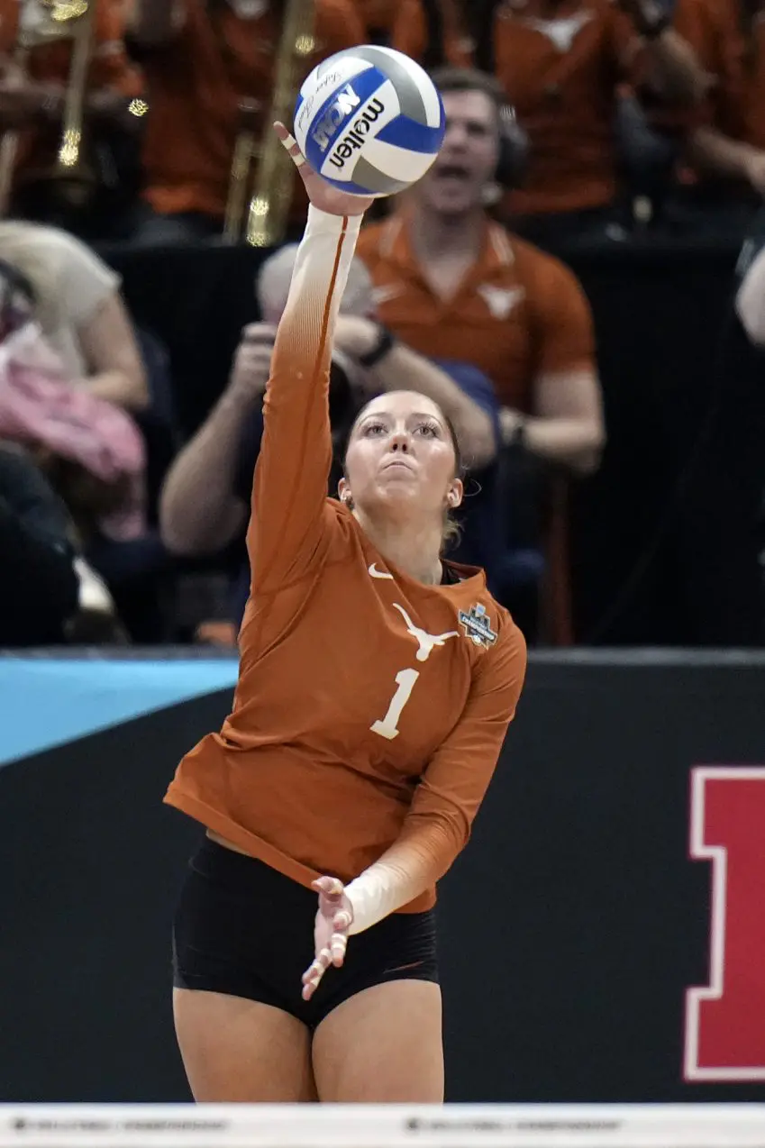 NCAA Texas Nebraska Volleyball