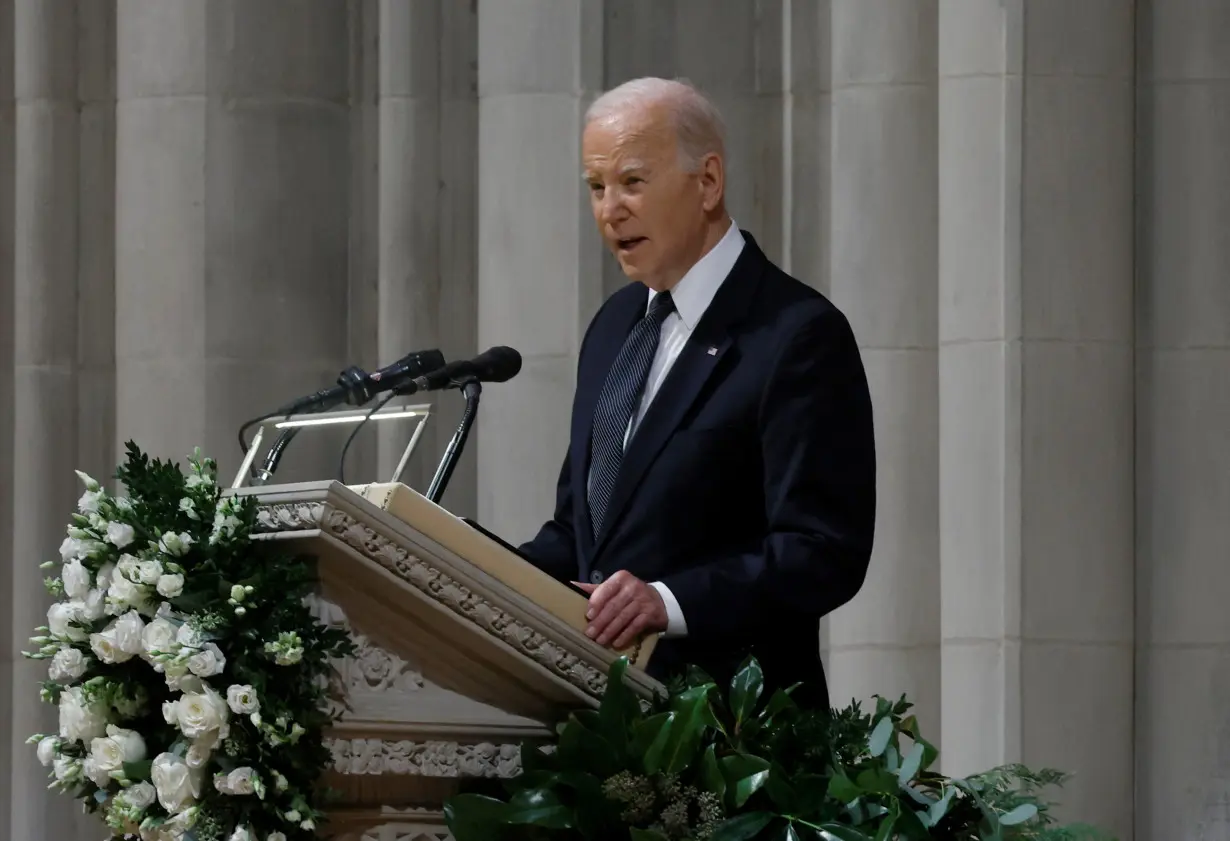 Funeral service of former U.S. Supreme Court Justice O'Connor in Washington