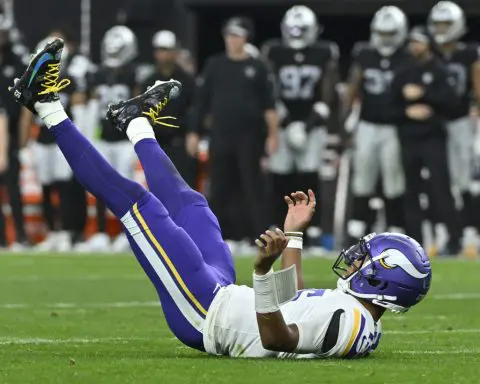 Vikings beat Raiders 3-0 in lowest-scoring NFL game in 16 years