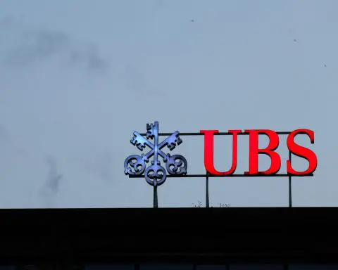 swiss bank ubs news conference in zurich
