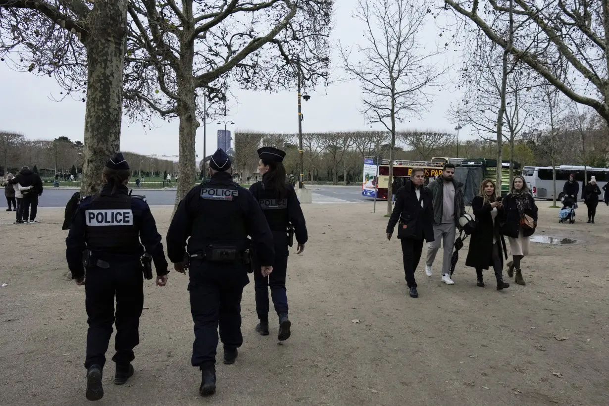 French police address fear factor ahead of the Olympic Games after a deadly attack near Eiffel Tower