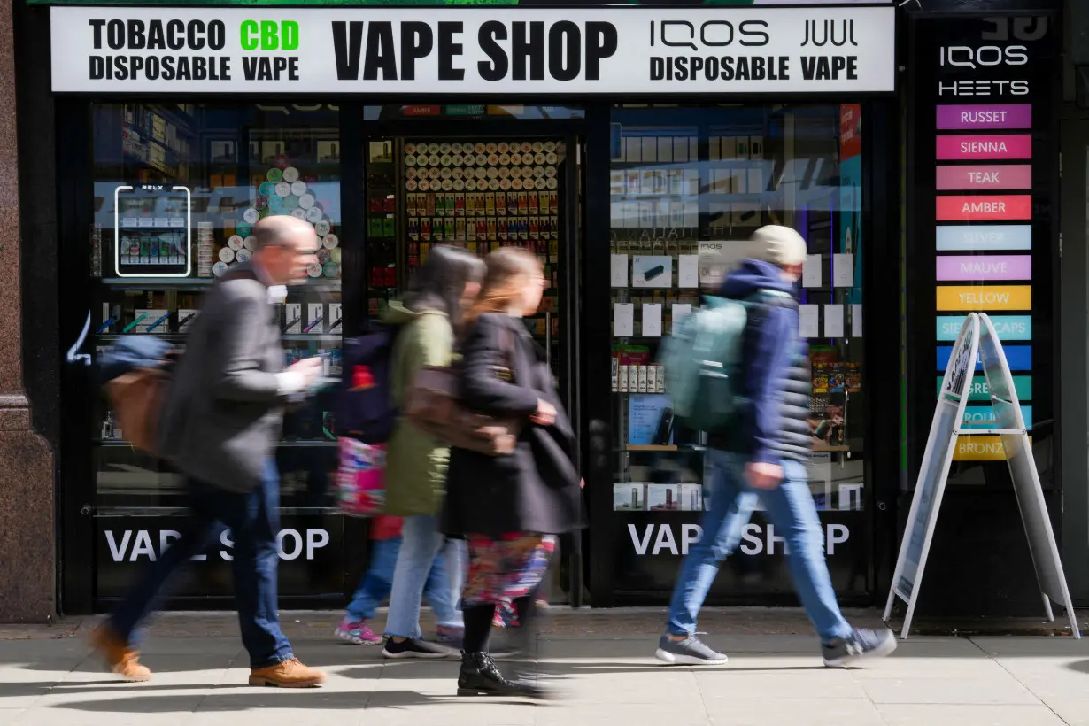 FILE PHOTO: Britain to encourage smokers to swap cigarettes for vapes