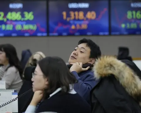 Stock market today: Asian shares slide after retreat on Wall Street as crude oil prices skid