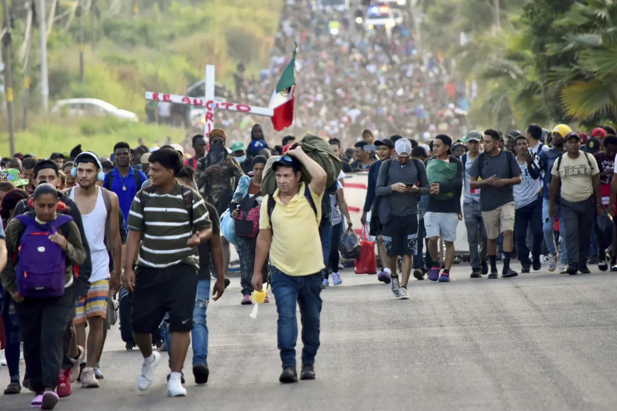 Thousands Join Migrant Caravan In Mexico Ahead Of Secretary Of State Blinkens Visit To The 7248