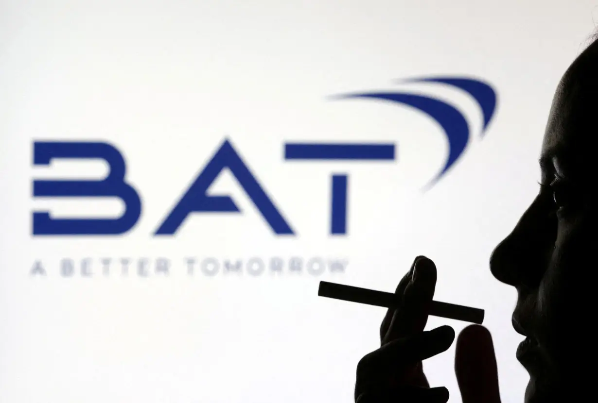 FILE PHOTO: Illustration shows BAT (British American Tobacco)