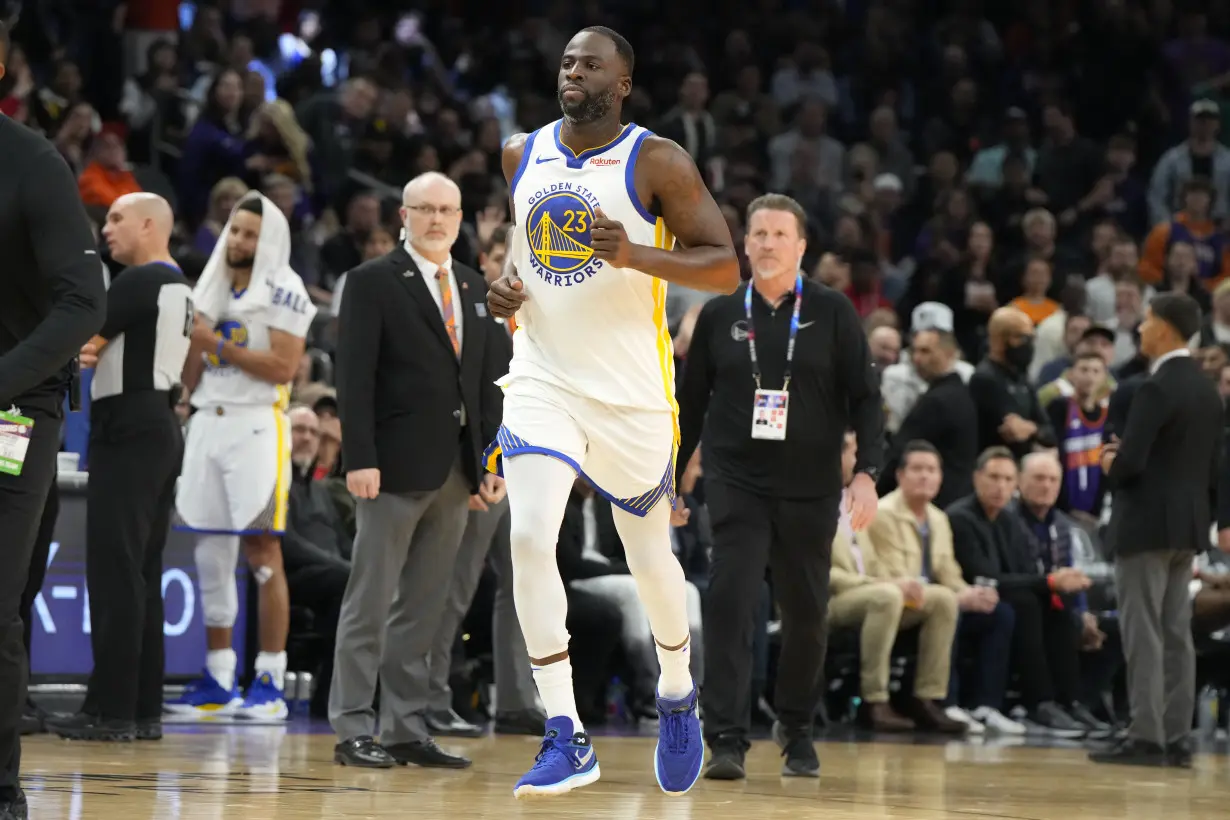Golden State's Draymond Green ejected again after hitting Jusuf Nurkic in face