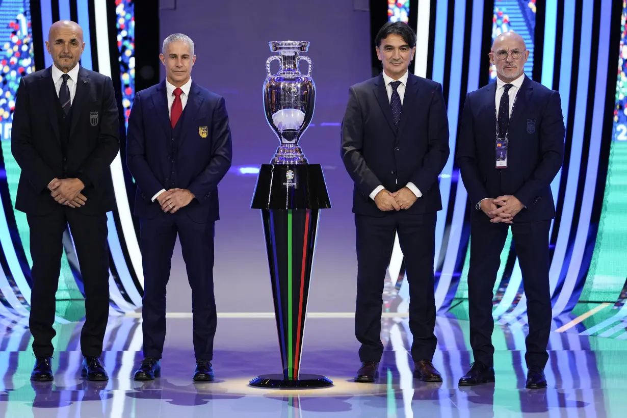 Titleholder Italy joins Spain, Croatia in tough group at Euro 2024. Host Germany opens vs Scotland