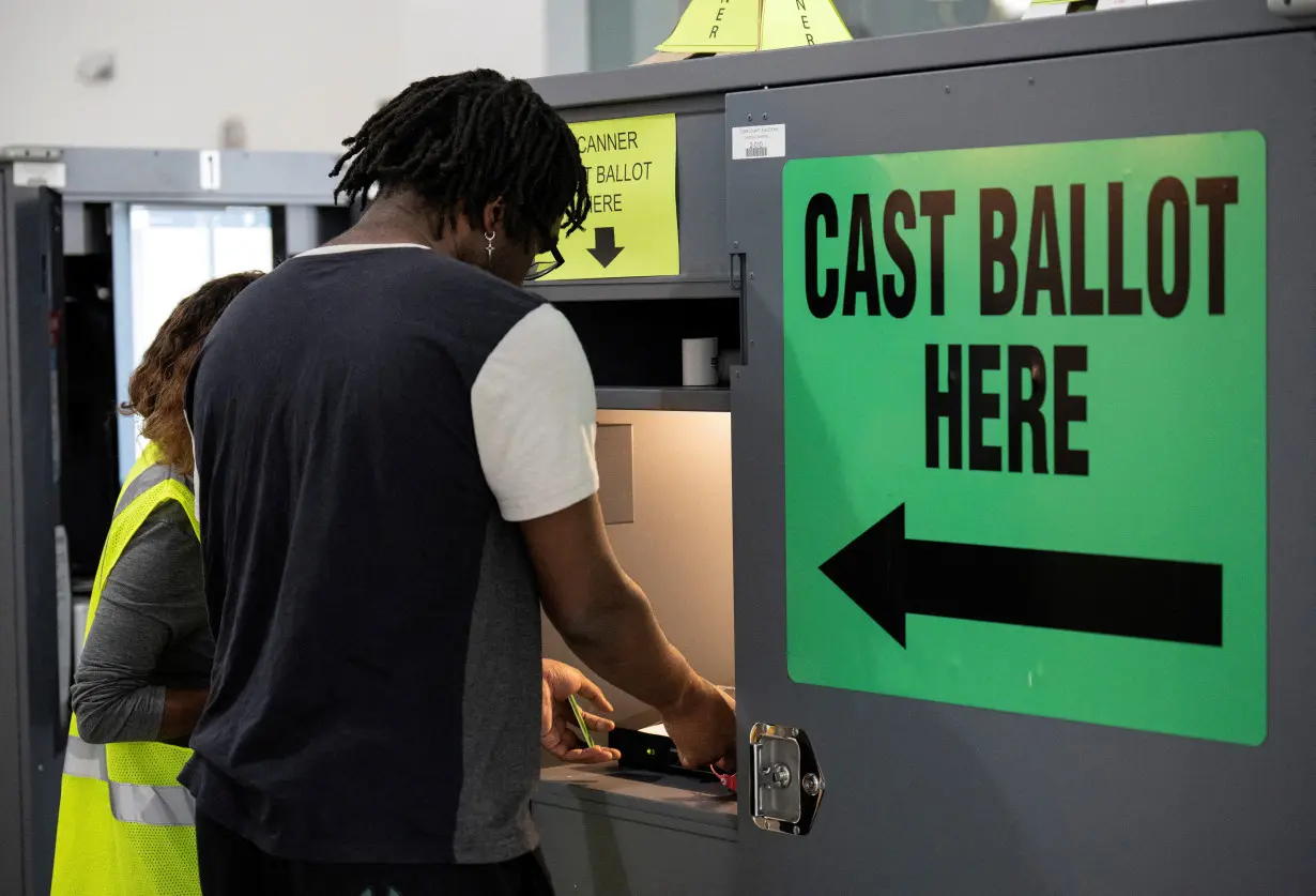 FILE PHOTO: Voting in midterm election in Georgia