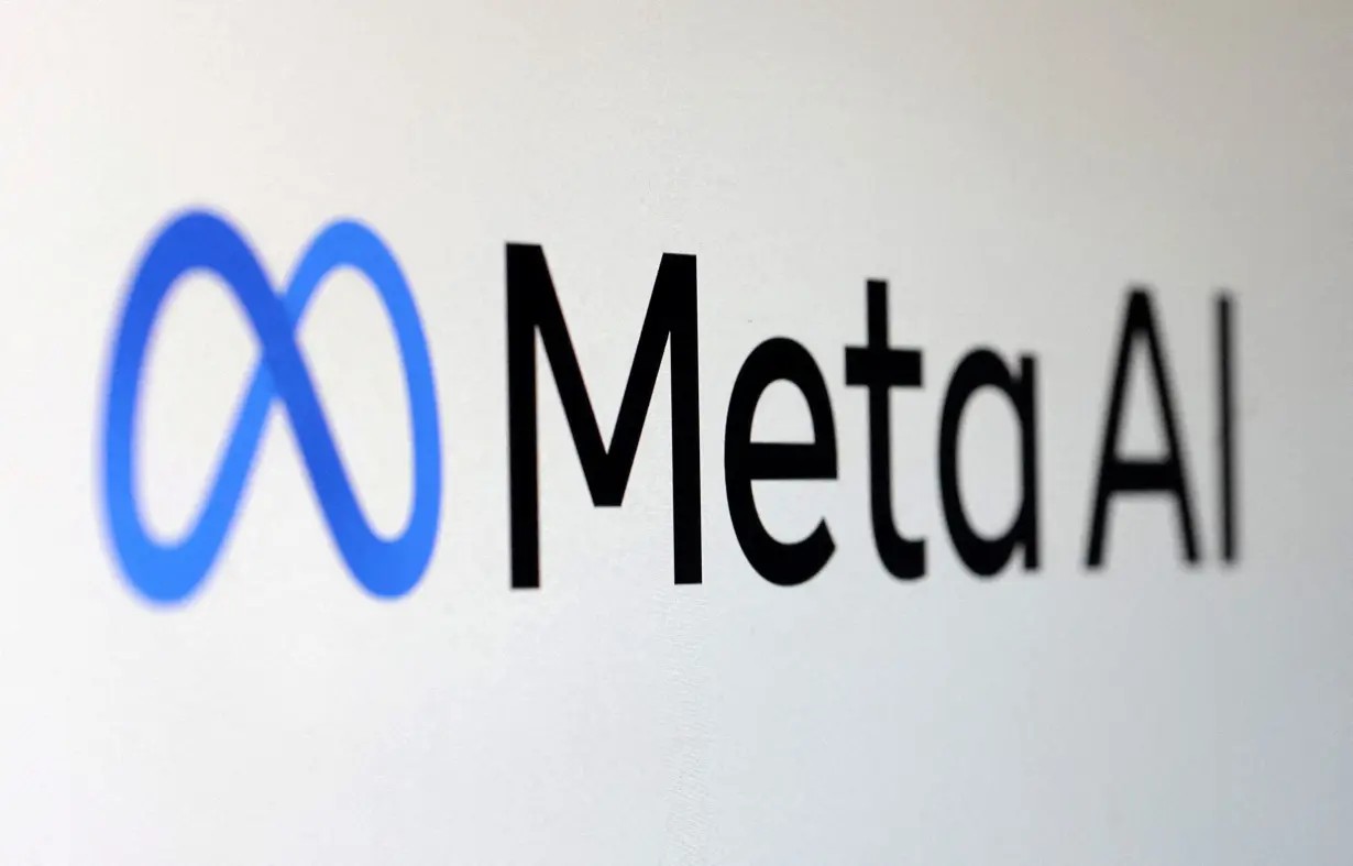 FILE PHOTO: Illustration shows Meta AI logo