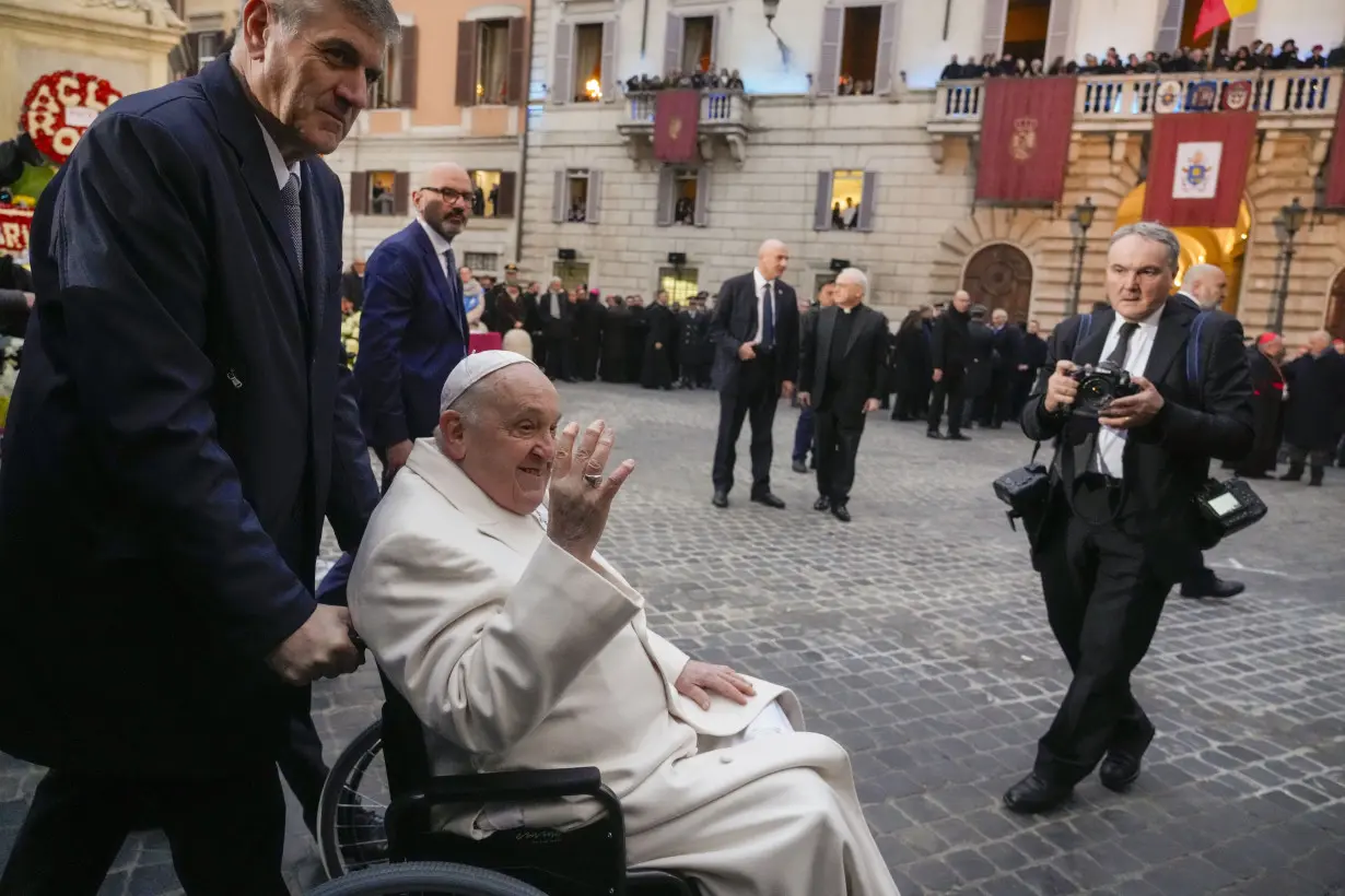 Italy Pope Christmas