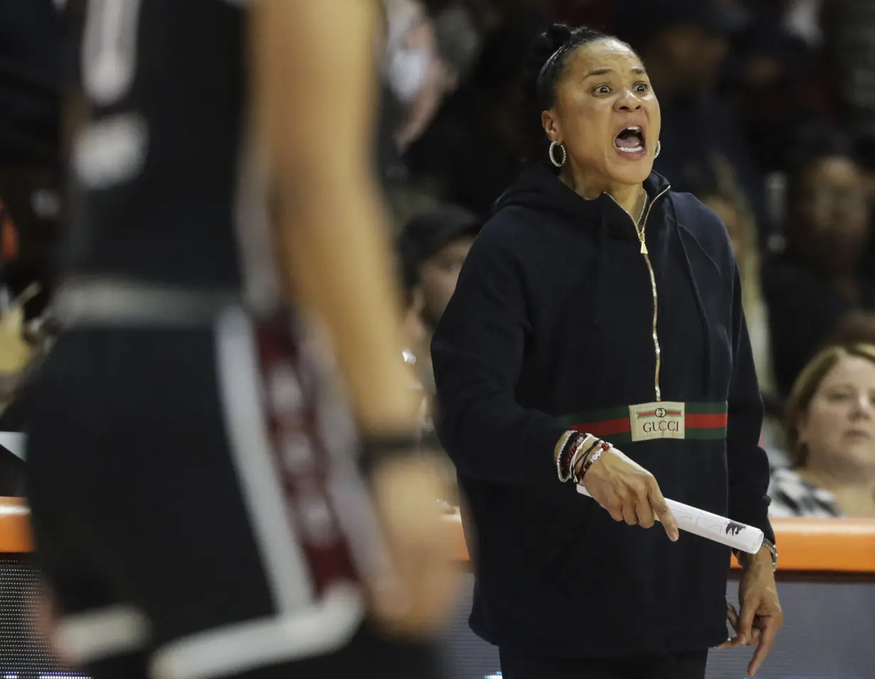 South Carolina stays unanimous No. 1 in women's AP Top 25. West Virginia in, Washington out