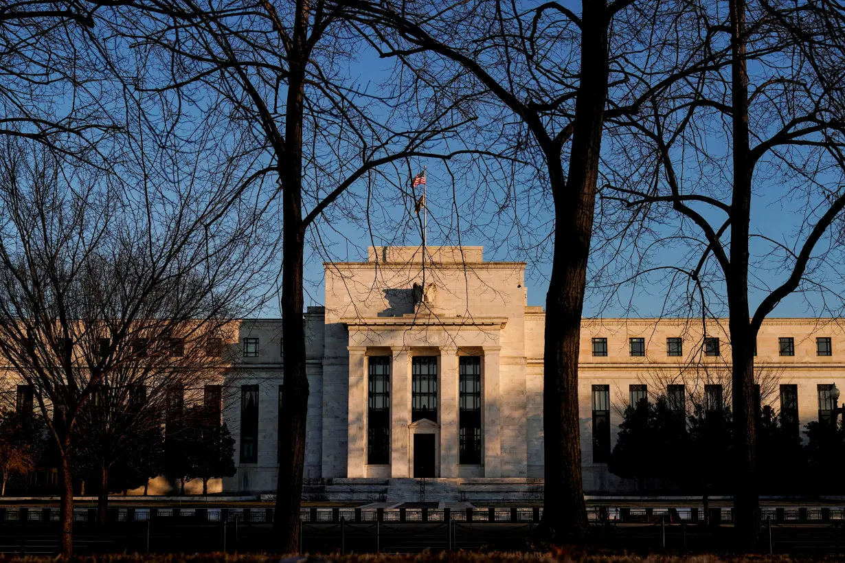 FILE PHOTO: The Federal Reserve building is seen in Washington, DC