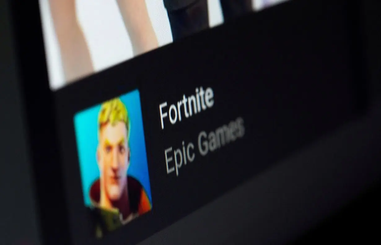 FILE PHOTO: Fortnite installing on Android