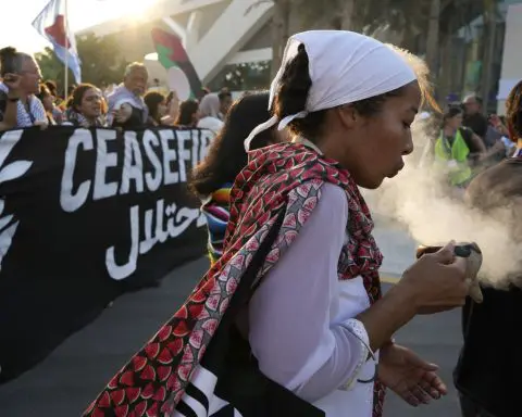 Protests at UN climate talks, from cease-fire calls to detainees, see 'shocking level of censorship'