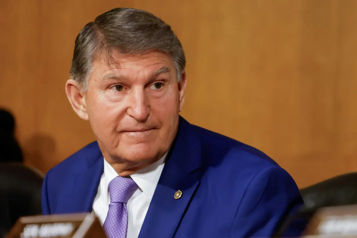 U.S. Senator Joe Manchin (D-WV) during a Senate Appropriations committee hearing