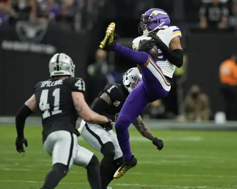 Vikings get promising news on WR Justin Jefferson after he's taken to hospital with chest injury