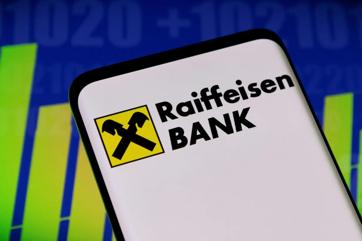 Illustration shows Raiffeisen logo