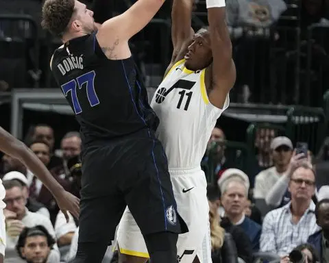 Mavs' Doncic records his 1st first-half triple-double, moves past Bird into 9th place all time