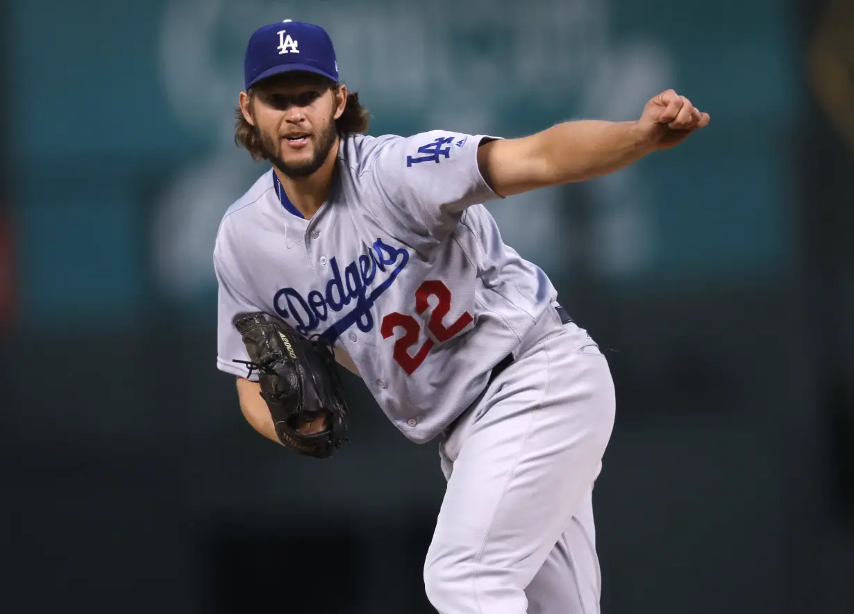 Dodgers Kershaw Baseball