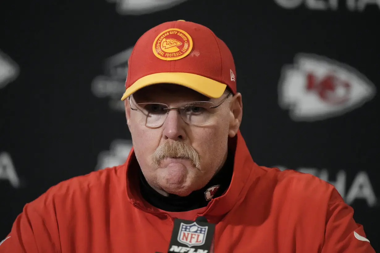 Andy Reid and Patrick Mahomes fined a combined $150,000 for criticizing officials, AP source says