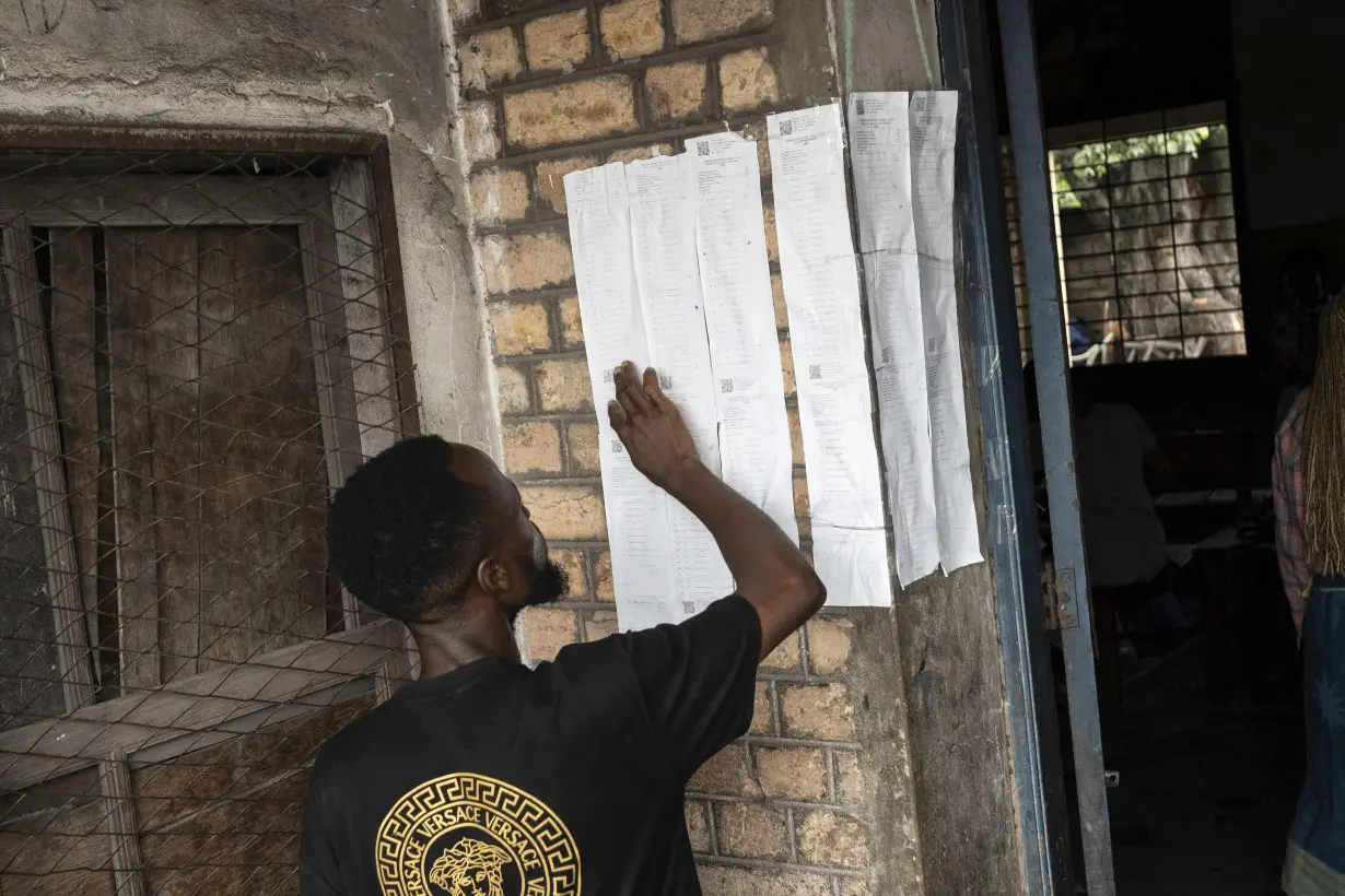 Congo conducts a 2nd day of voting after delays and closed polls keep people from casting ballots