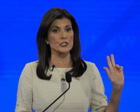 The GOP debate field was asked about Trump. But most of the stage's attacks focused on Nikki Haley