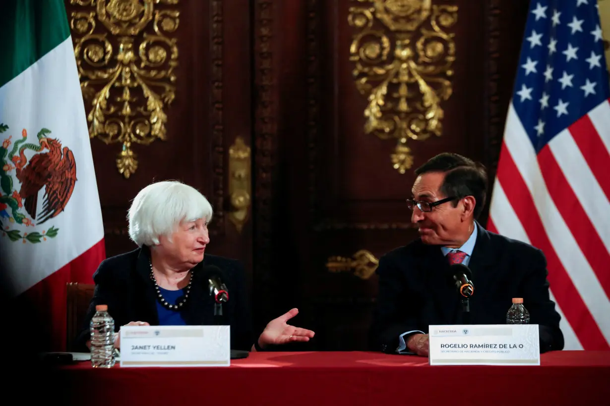 U.S. Treasury Secretary Janet Yellen visits Mexico