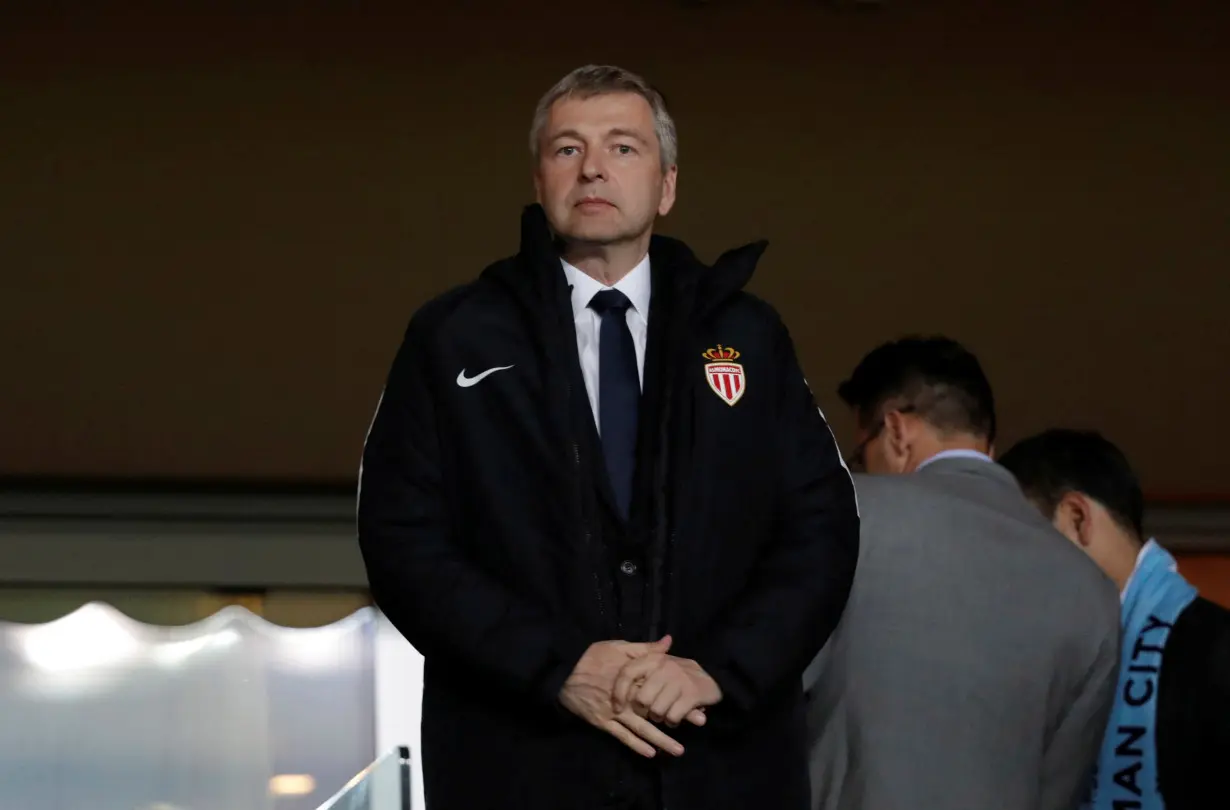 FILE PHOTO: Monaco president Dmitry Rybolovlev in the stands