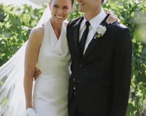 After years of delays, former New Zealand Prime Minister Jacinda Ardern ties the knot