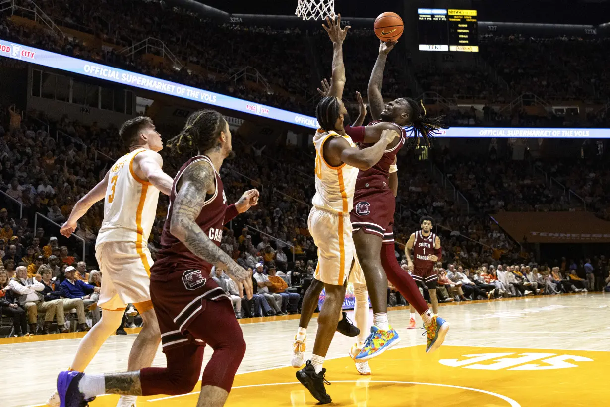 South Carolina Tennessee Basketball